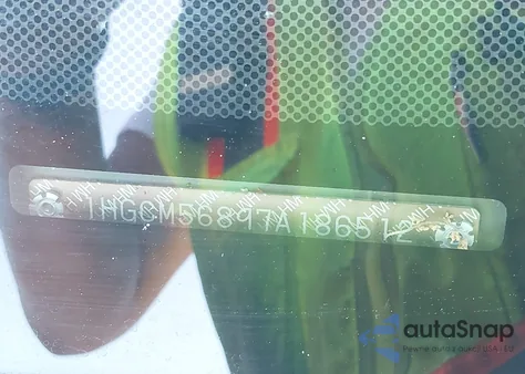 2007 Honda Accord 2.4 Ex z USA, uszkodzony, nr VIN 1HGCM56897A186512